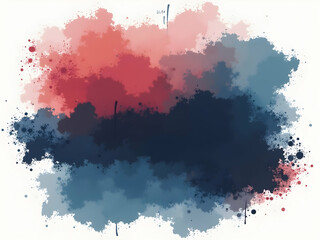 Poster - Abstract Ink Bleeds Overlay with Transparent Background, perfect for adding unique and artistic touches to your graphic design and photographic projects