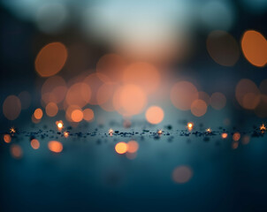 Poster - Captivating Bokeh Sparks, A Macro Shot with Soft Gradients Creating a Dreamy and Ethereal Ambiance, Perfect for Abstract Visuals and Creative Designs