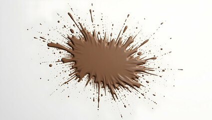 Poster - Chocolate liquid explosion, vibrant and dynamic motion, a striking confectionery concept illustrating dessert indulgence with artistic flair and transparent background