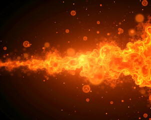Poster - Dynamic Fire Burst Overlay, A Captivating Display of Sharp Flames and Erupting Energy, Perfect for Graphic Design and Visual Effects Projects