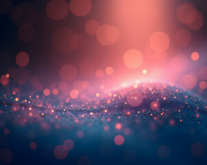 Poster - Enchanting luminescence, A macro view of softly glowing particles with delicate color gradations creating a dreamy and ethereal visual experience