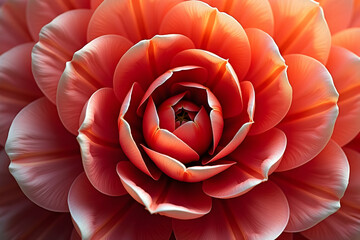 Poster - Enchanting tulip petal spiral design, a mesmerizing floral pattern showcasing the delicate curves and vibrant colors creating a visually stunning composition