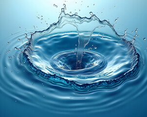 Aufkleber - Mesmerizing Fluid Dynamics, A Captivating Visual Representation of Water Swirling in a Vortex, Showcasing the Beauty and Complexity of Nature's Flowing Patterns