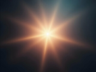 Poster - Radiant Illumination, Abstract Light Burst with Radial Blur and Light Edge Effects for Modern Designs and Atmospheric Visuals