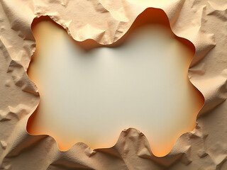 Poster - Realistic aged paper with folds for graphic blending, creating a textured, three dimensional effect perfect for backgrounds and artistic designs with a unique aesthetic