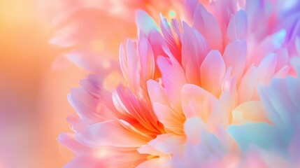 Poster - Abstract blurred lights in soft pastel tones, ideal for modern cover backgrounds and elegant design accents