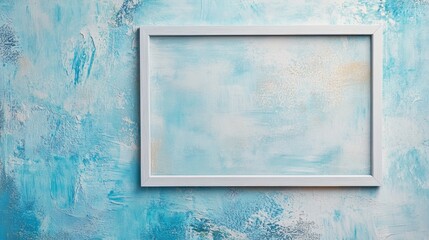 Poster - Artistic blank canvas presentation studio photography minimalist background close-up visual creativity