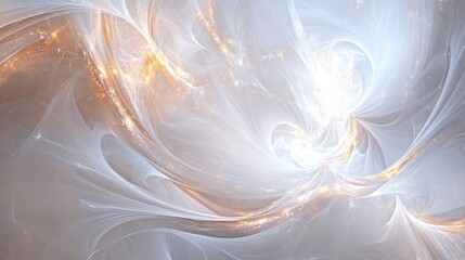 Poster - Dynamic abstract light patterns digital art creative visualization ethereal environment high-resolution perspective