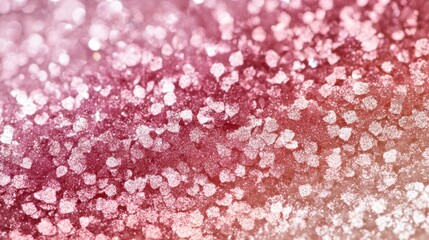 Poster - Sparkling heart shaped glitter romantic theme abstract photography soft gradient background close-up view love concept
