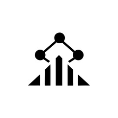 Poster - Analytics Data Graph Icon for Business Performance Dashboard and Financial Reporting Business icons Vector Illustration