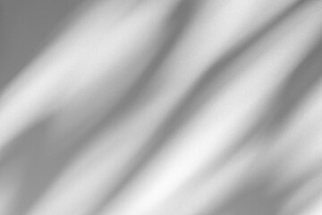 Leinwandbilder - Wall interior background, studio and backdrops show products.with shadow from window color white and grey. background for text insertion and presentation product