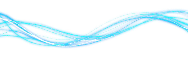 Wall Mural - abstract flow of dreamy glowing lines