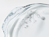 commercial beauty shot, cosmetic texture and drop