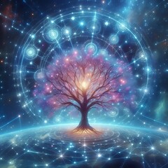 Wall Mural - of Souls Tree where each leaf