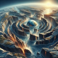 Wall Mural - Witness the earth s crust
