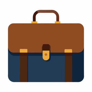 Briefcase   with white background 