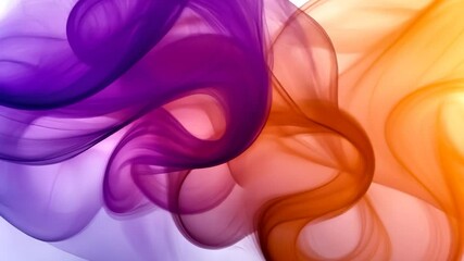 Poster - Abstract swirling colorful smoke patterns.