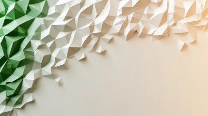 Poster - Abstract geometric background, light and shadow