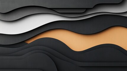 Poster - Abstract layered design