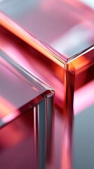 Poster - Layered abstract geometry, holographic reflections, neon-lit edges, innovative visual storytelling, hyperrealistic digital art, futuristic vibes, gallery-worthy design, ultra-HD, no trademark, copy