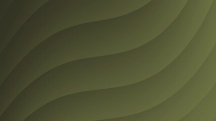 Poster - A smooth, wavy pattern in deep green tones, creating a sense of depth and movement.