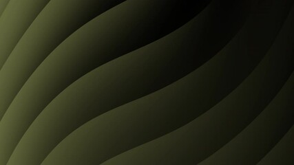 Poster - A smooth, flowing abstract design in varying shades of green, creating a wavy and harmonious visual effect.