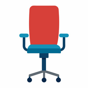 High-quality AI office chair design with white background, perfect for microstock, digital products, and commercial use.