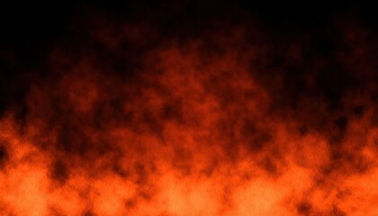 Aufkleber - intense fiery halloween background texture with glowing red flames and dark smoke for web design, posters, spooky branding, and digital illustrations


