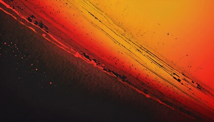 Aufkleber - halloween abstract fire texture with black and orange grunge strokes for spooky backgrounds, poster design, branding, and digital illustration projects

