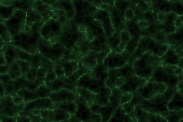 Aufkleber - cute green round lambent electrical waves digitally made texture illustration