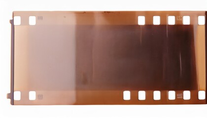 Wall Mural -  vintage blank 35mm film strip texture in brown tones for retro photography, web design backgrounds, print media projects, branding, and creative art