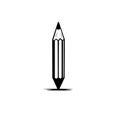 Poster - Black pencil icon depicting a simple yet elegant design suitable for various creative projects and graphic design needs