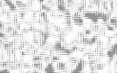 Poster - Grunge halftone black dot texture background. Halftone effect vector background. Vector illustrator.