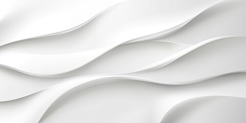 Poster - Abstract White Wave Background Texture