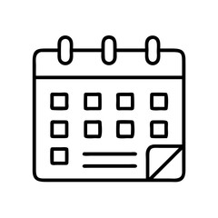 Poster - Calendar schedule event date time appointment reminder agenda planning day month organizer icon vector