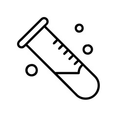 Poster - test tube science lab experiment chemistry beaker medical research analysis laboratory equipment