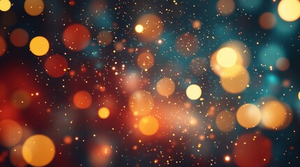 Poster - A close-up of light particles speeding through a void, glowing brightly as they move, capturing the concept of light speed in a scientific and abstract manner