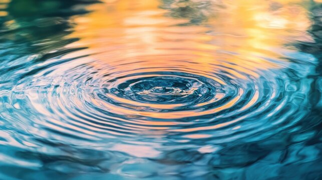 Color ripple pops gently on a surreal toned background