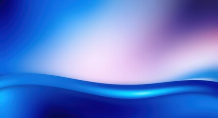 Wall Mural - Abstract blue and purple smooth gradient background with a wave effect design