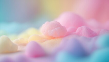 Poster - Pastel soft cotton candy gradient abstract background with light color gradient wallpaper