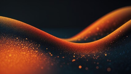 Poster - Vibrant abstract orange and purple color gradient background with grainy texture and noise effect