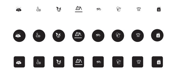 Set of 24 outline Ecology icons set. Nature, environment, recycle flat icon. Vector illustration and with environment, recycle silhouette editable vector isolated 