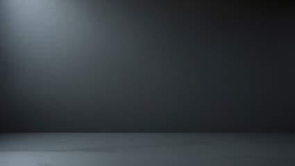 Poster - Black Concrete Texture with Dark Grunge Wall Background
