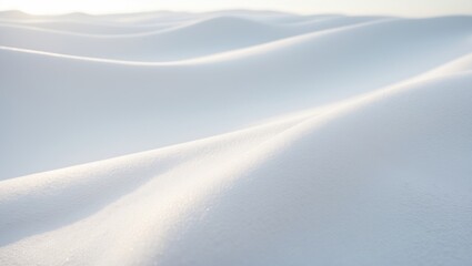 Poster - Close-up of snow surface with intricate patterns