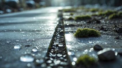 Aufkleber - Chilly Climate: Icy and Slippery Streets and Pathways