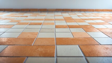 Poster - Close-up of floor tile surface texture