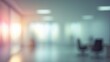 © NeuralNiche - Abstract blue light office background with blur and bokeh effects