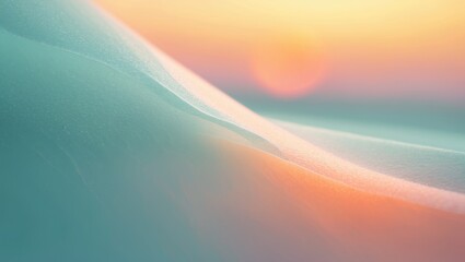Poster - Vibrant abstract background featuring ice and frozen effects at sunset