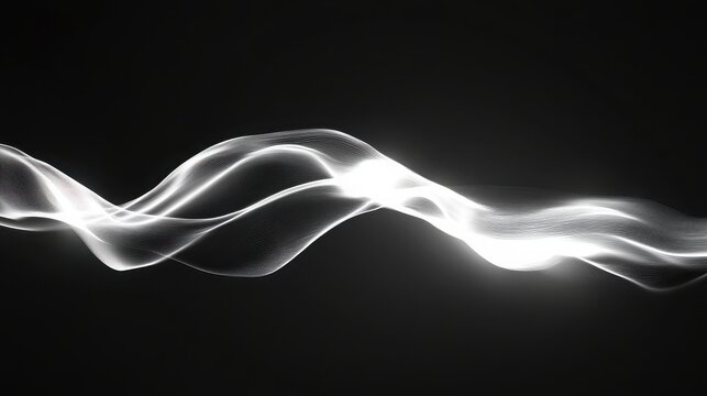 fluid haze stream, glowing stroke, background