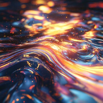fluid ripple pull, glowing streak, background